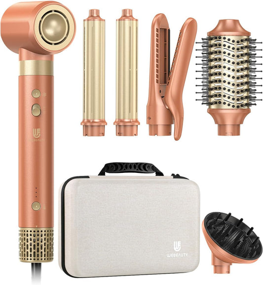 Estilizador de aire caliente de 6 en 1 de webeauty [Doble voltaje],...