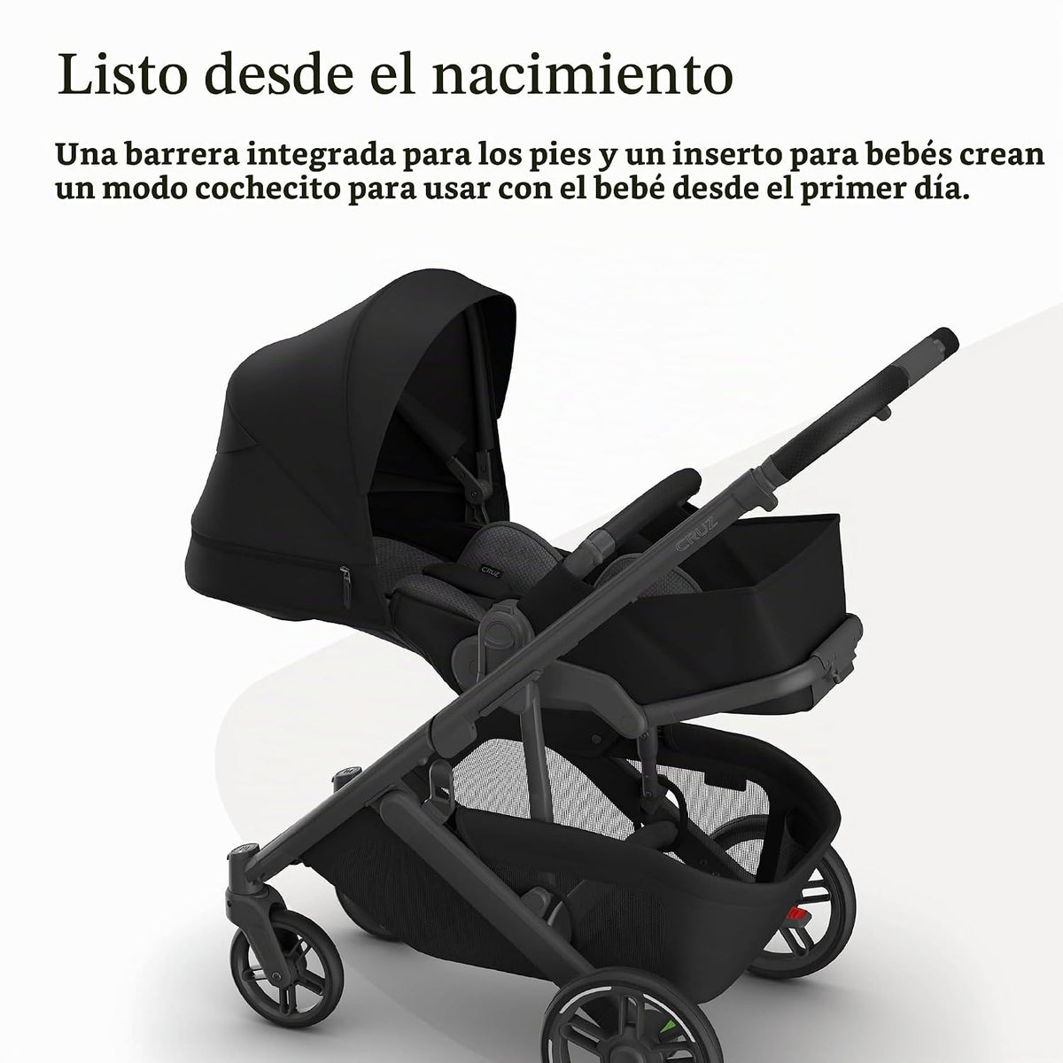 UPPAbaby Cruz V3 tamaño completo, desde el nacimiento, compatible c...