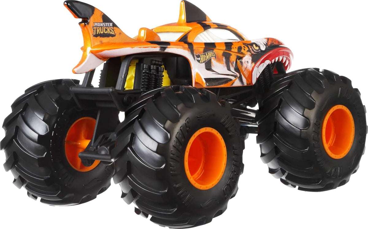 Hot Wheels Monster Trucks, camión monstruo de gran tamaño, camión d...