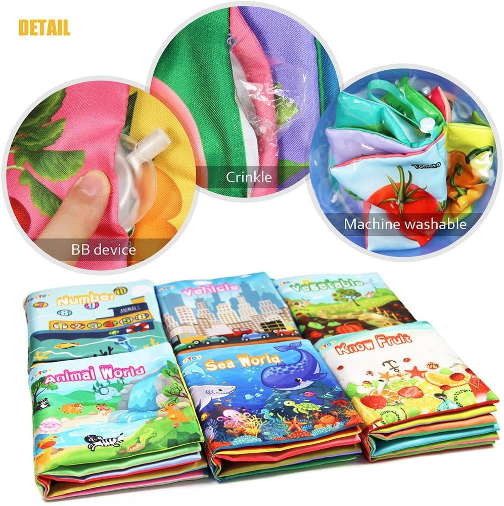 Mi primer libro blandito de TEYTOY, perfecto para el baño. Tela par...