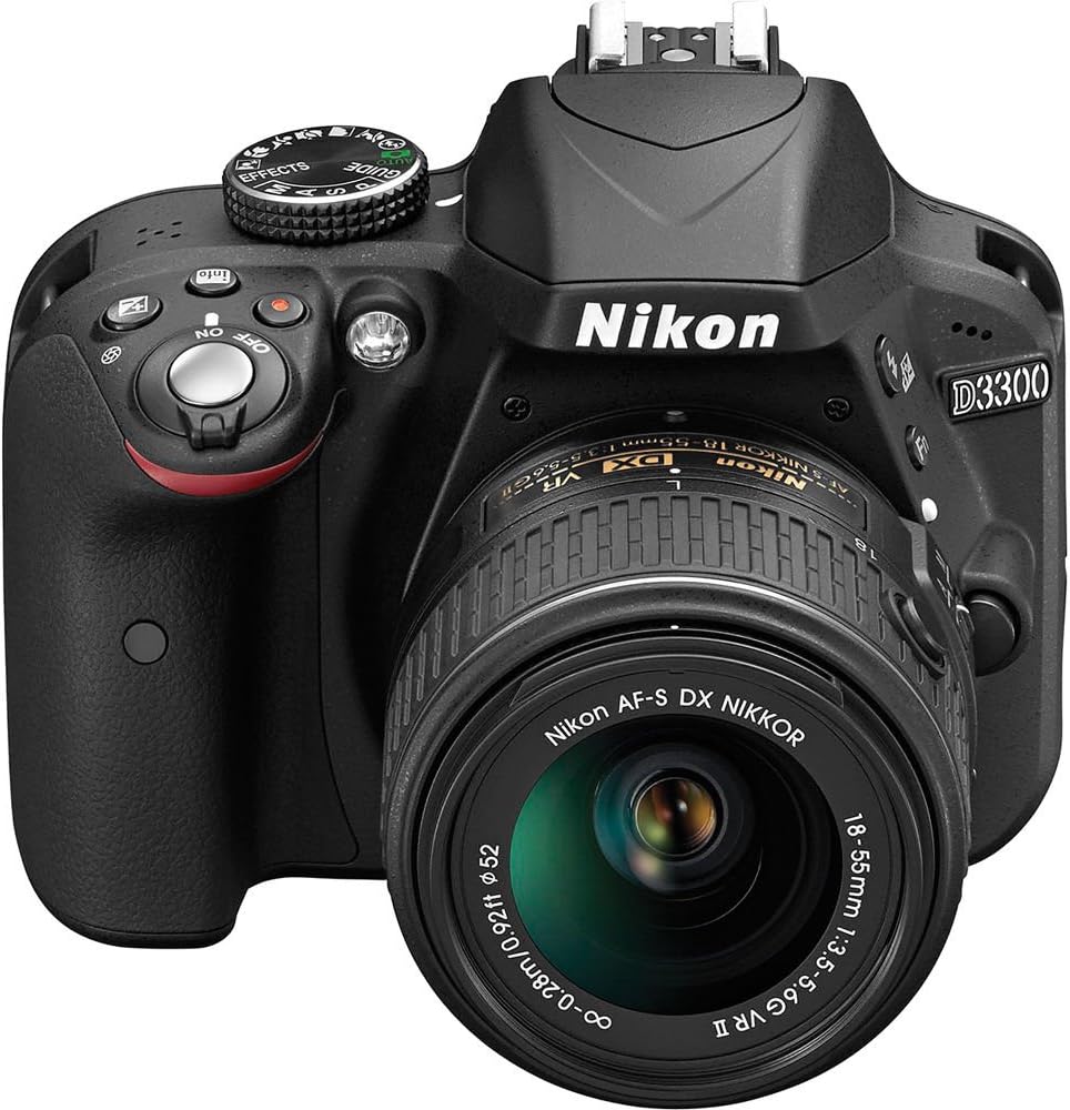 Nikon D3300 24.2 MP CMOS Digital SLR con lente de zoom Auto enfoque...