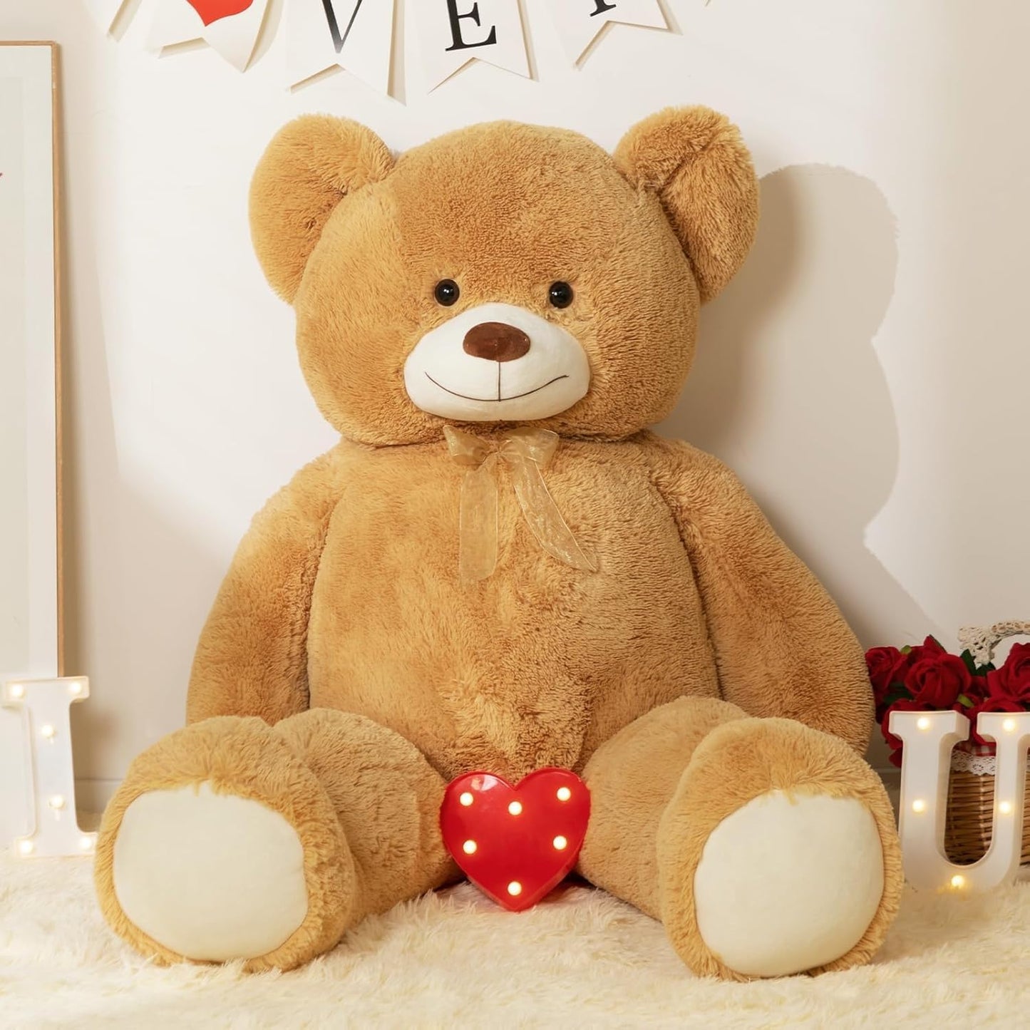 HollyHOME Oso de Peluche Gigante de 5 Pies Oso de Peluche Grande An...