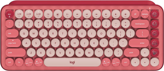 Logitech POP Keys Teclado mecánico inalámbrico con teclas Emoji - R...