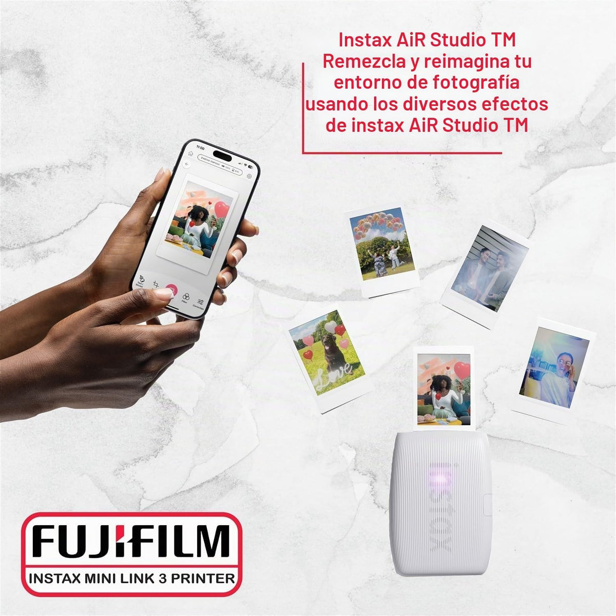 Fujifilm Instax Mini Link 3 - Paquete de película para impresora In...