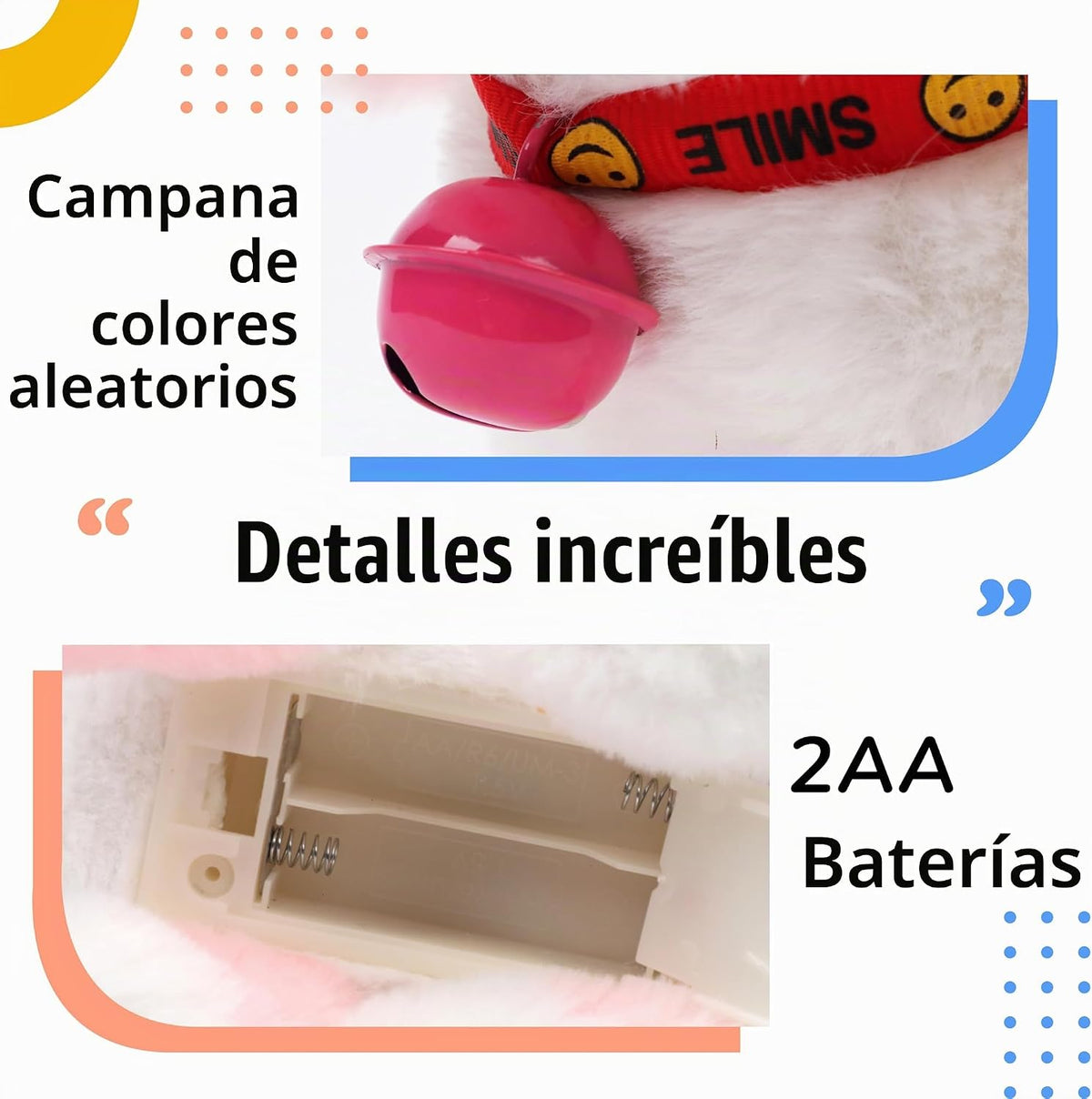 Hopearl - Juguete electrónico interactivo de peluche, regalos de pe...