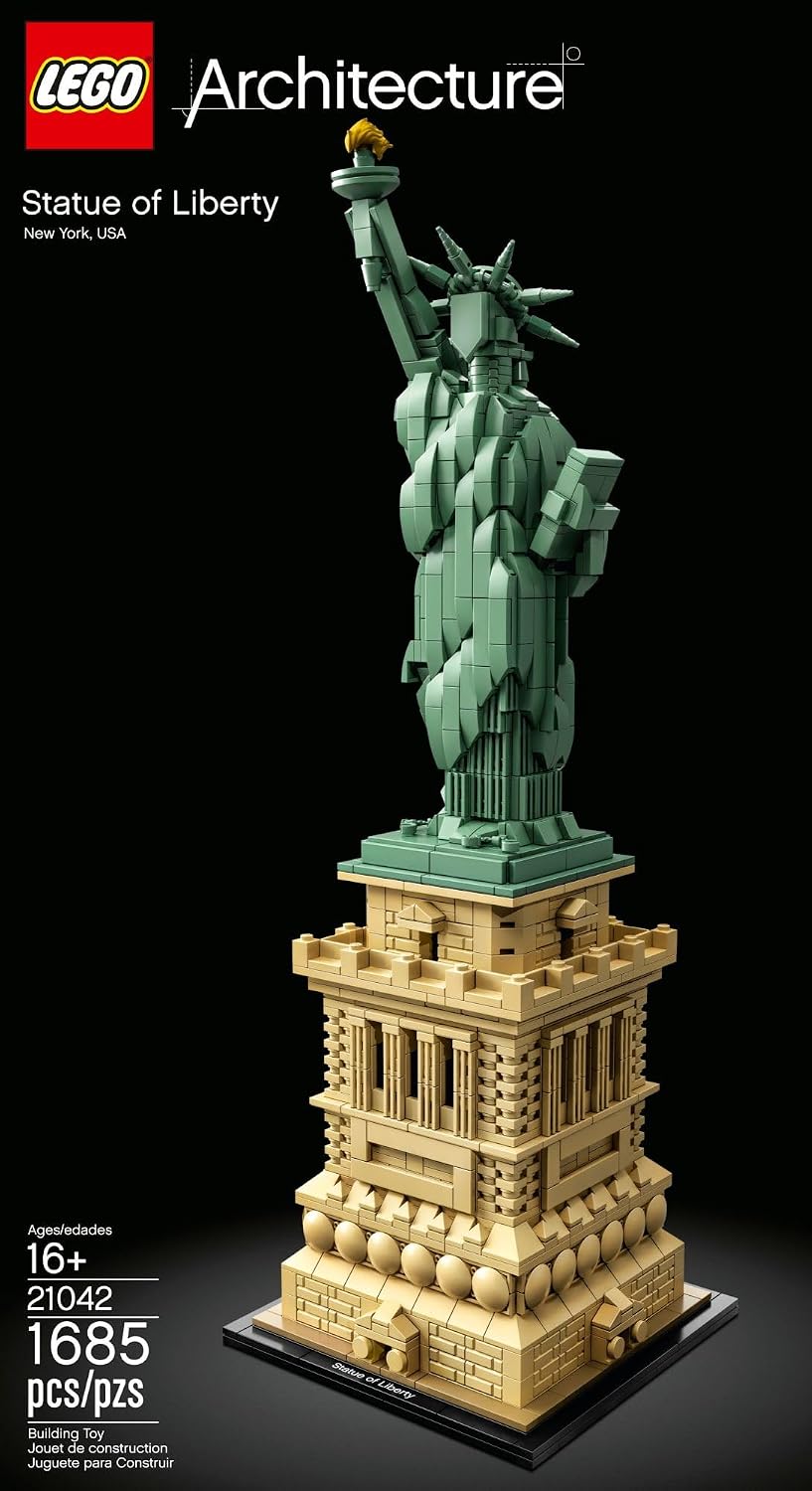LEGO Architecture 21042 Set de Construcción de la Estatua de la Lib...