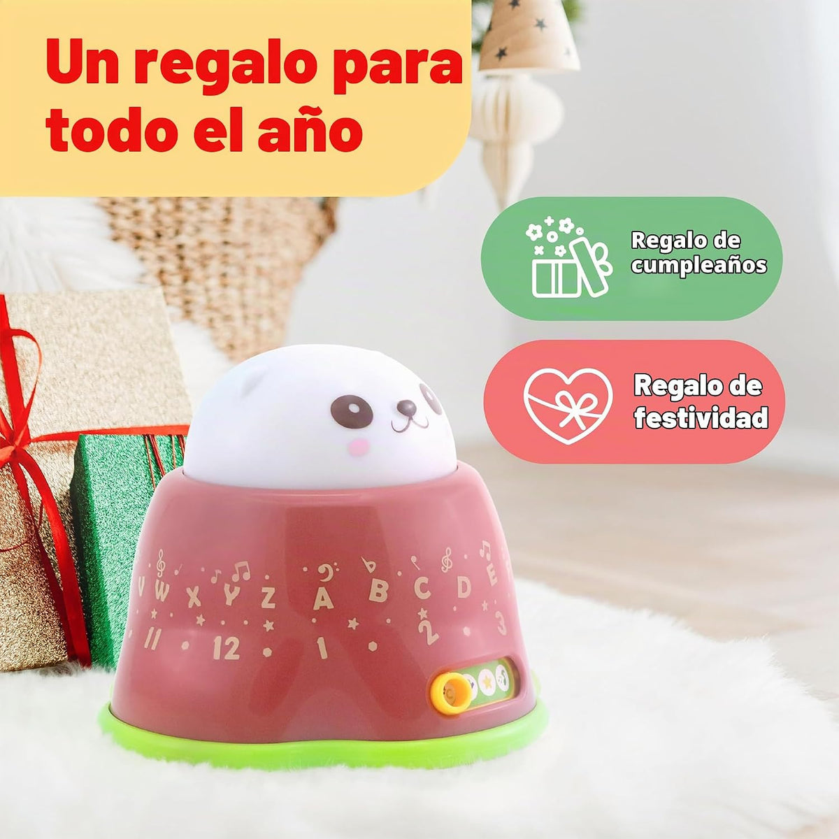 BEST LEARNING Whack and Learn Mole - Juguete musical educativo ilum...