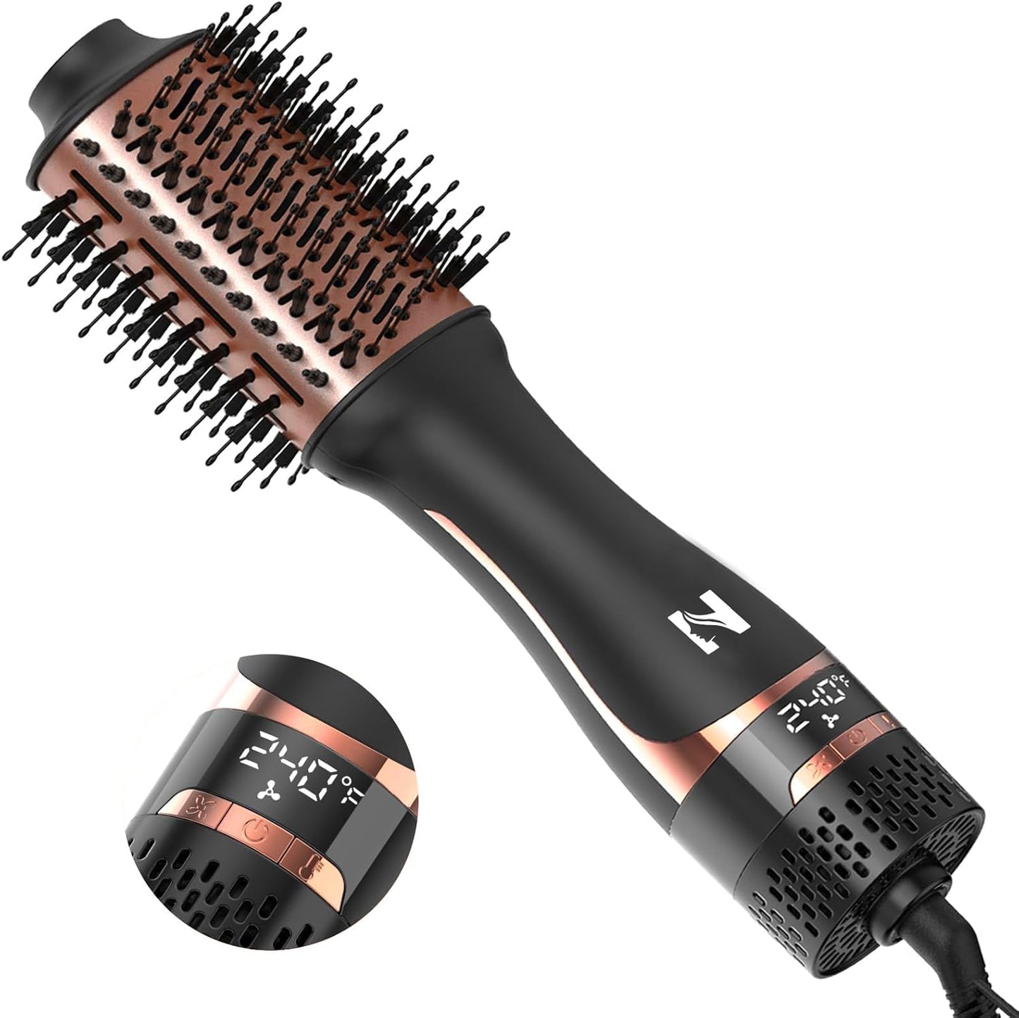 Nicebay Cepillo secador de pelo, cepillo secador de pelo para mujer...