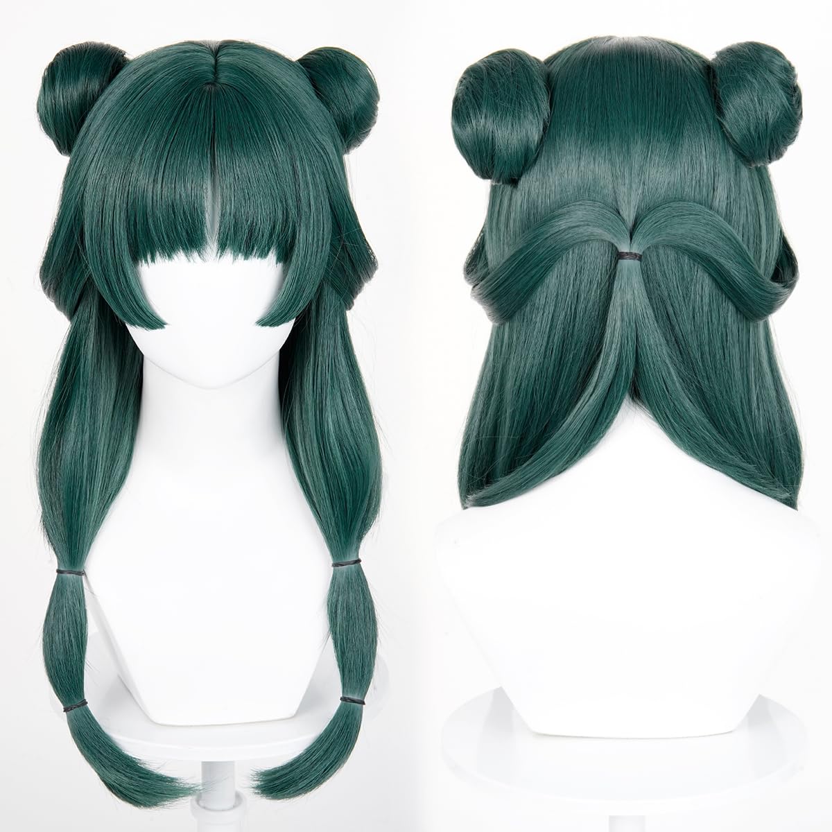 Probeauty Maomao - Peluca de cosplay, peluca larga de color verde o...