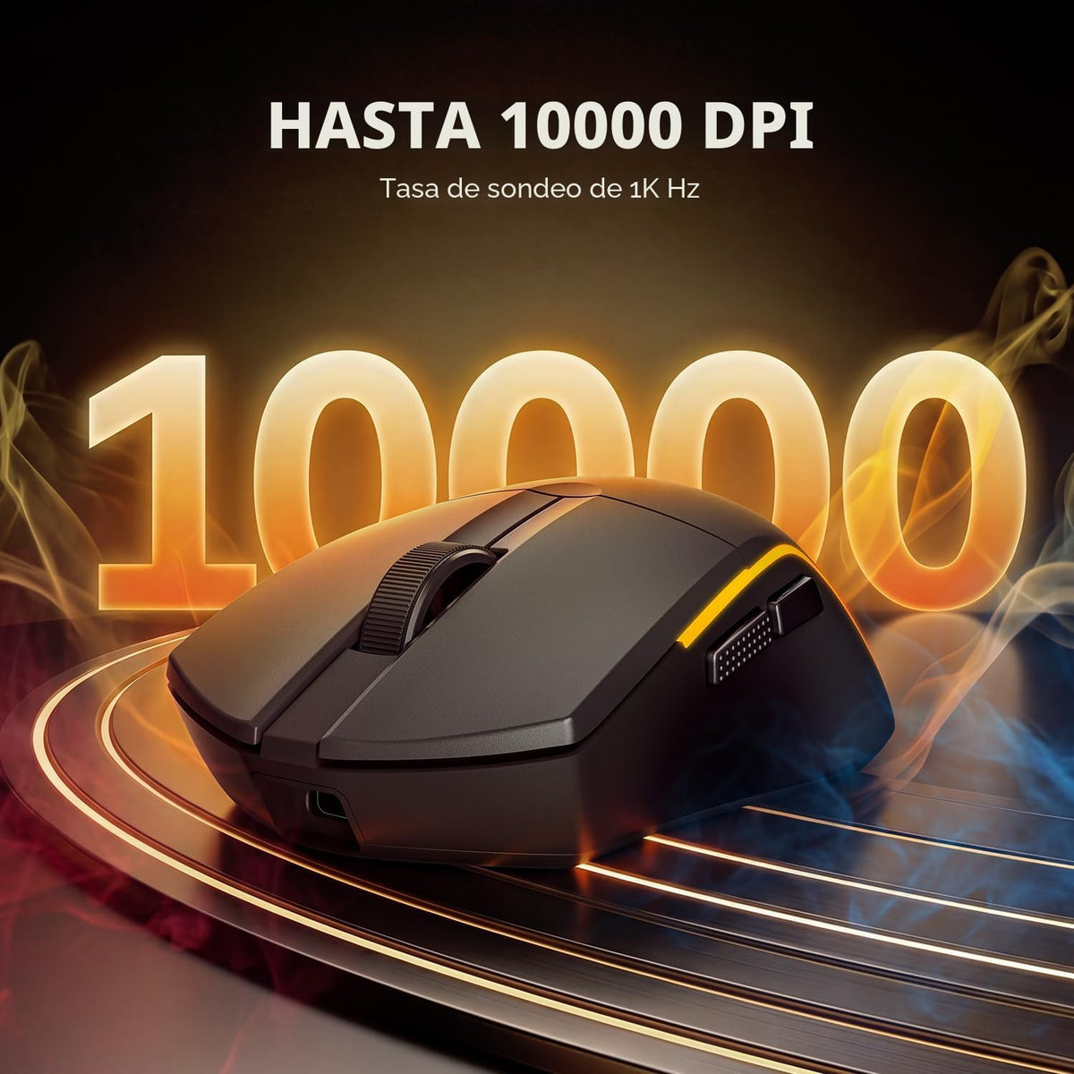Redragon S156 - Teclado y mouse inalámbricos para juegos con tres m...