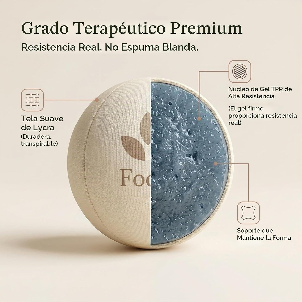 MellowMinds Bolas de estrés para adultos, paquete de 3 bolas de man...