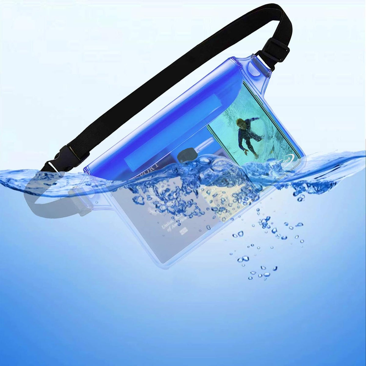 AiRunTech Bolsa impermeable con correa para la cintura (paquete de...