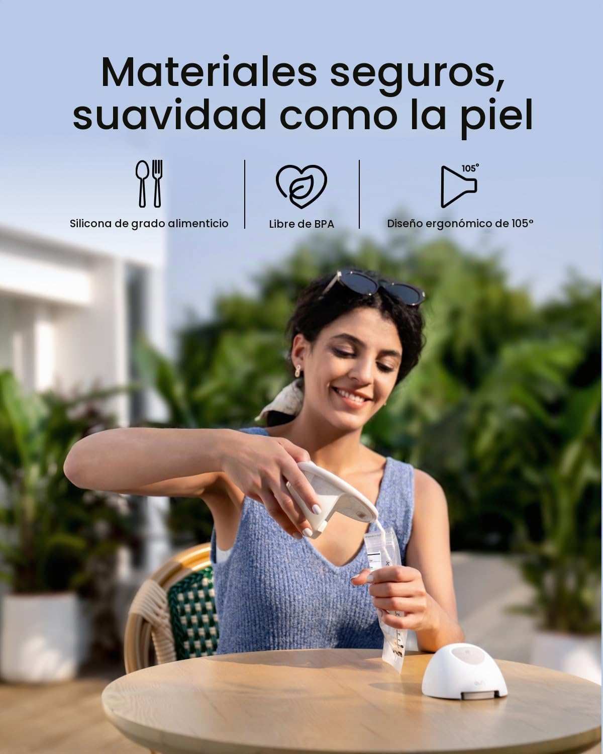 eufy Security Extractor de leche con calefacción manos libres E20,...