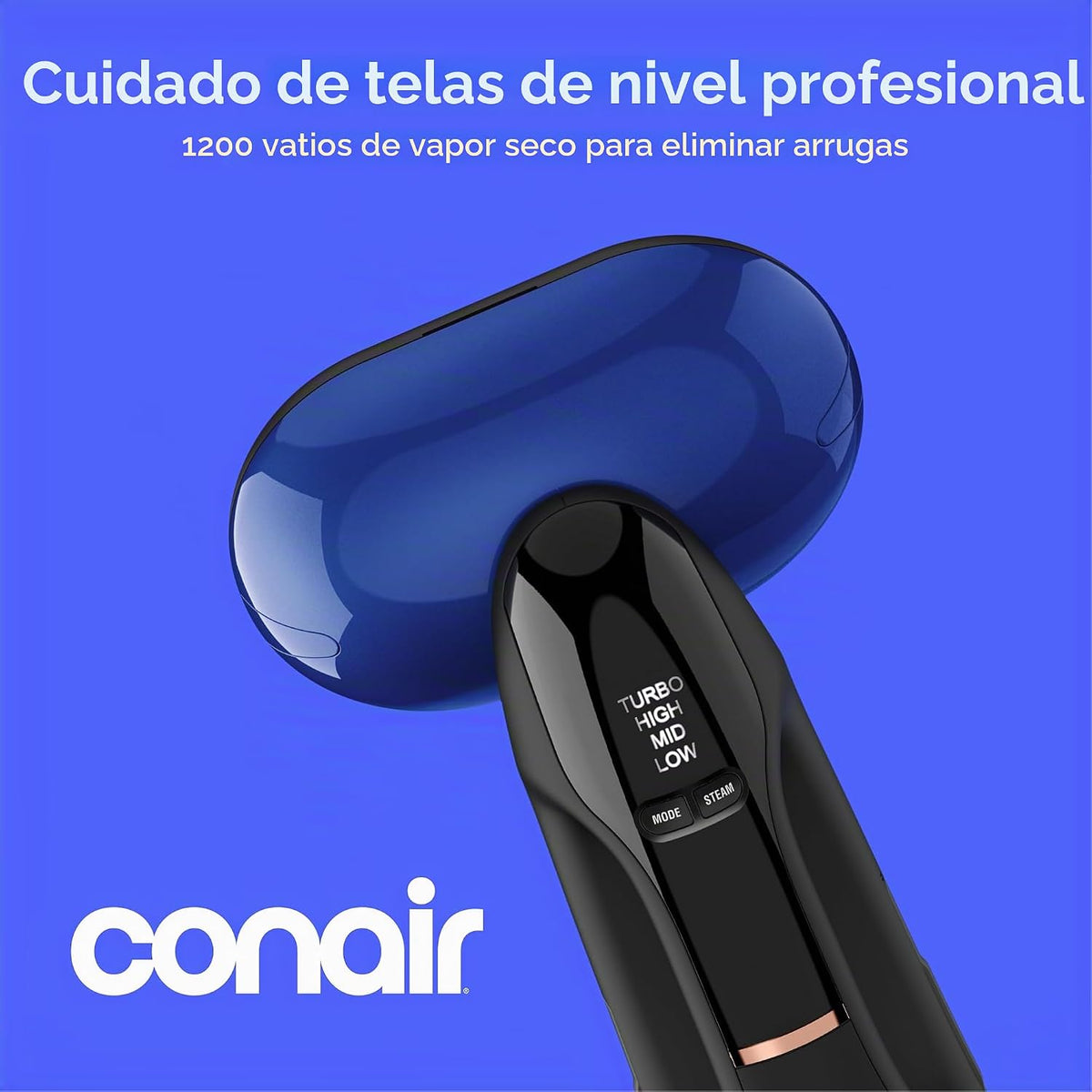 Conair 2 en 1 Vaporizador de Mano y Plancha para Ropa, Turbo Extrem...