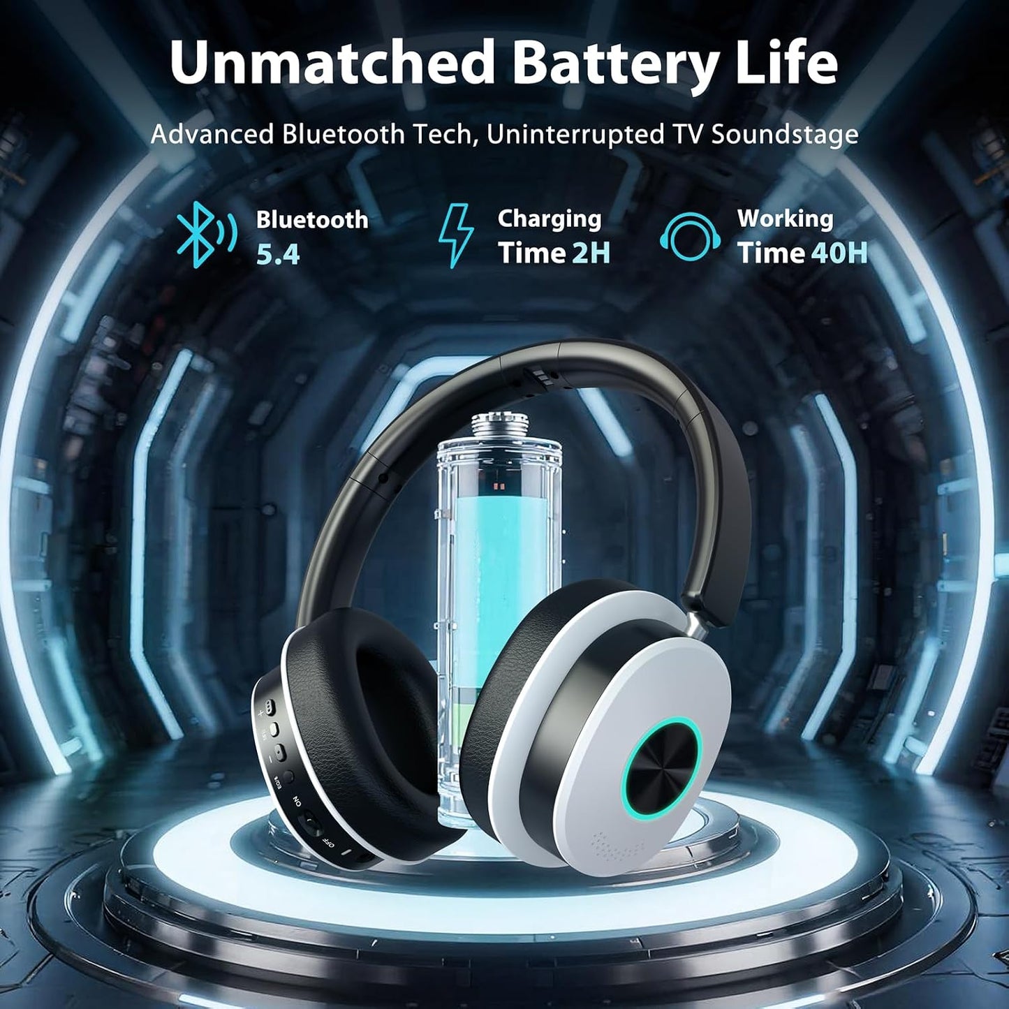 Earbay Auriculares inalámbricos para TV, auriculares Bluetooth con...