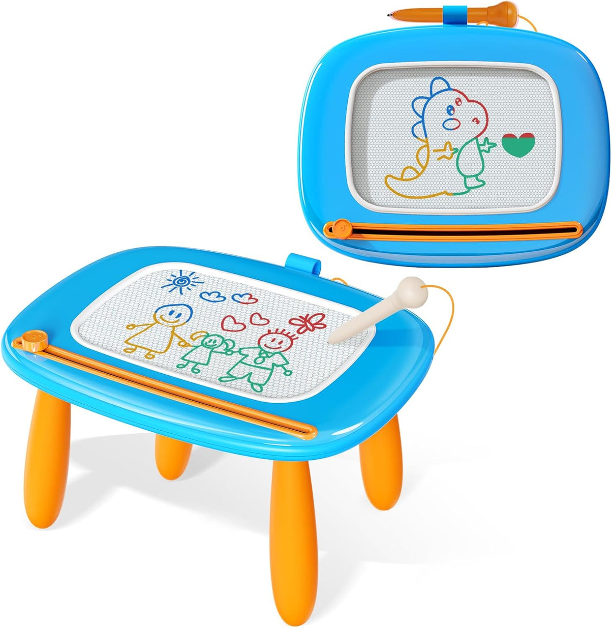 Kikidex - Tablero magnético de dibujo, juguetes para niñas pequeñas...