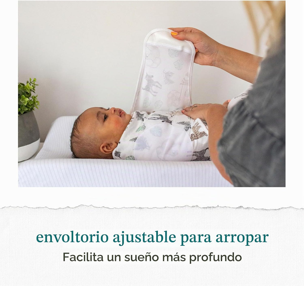 aden + anais Essentials - Manta de envolver fácil de cambiar rápida...