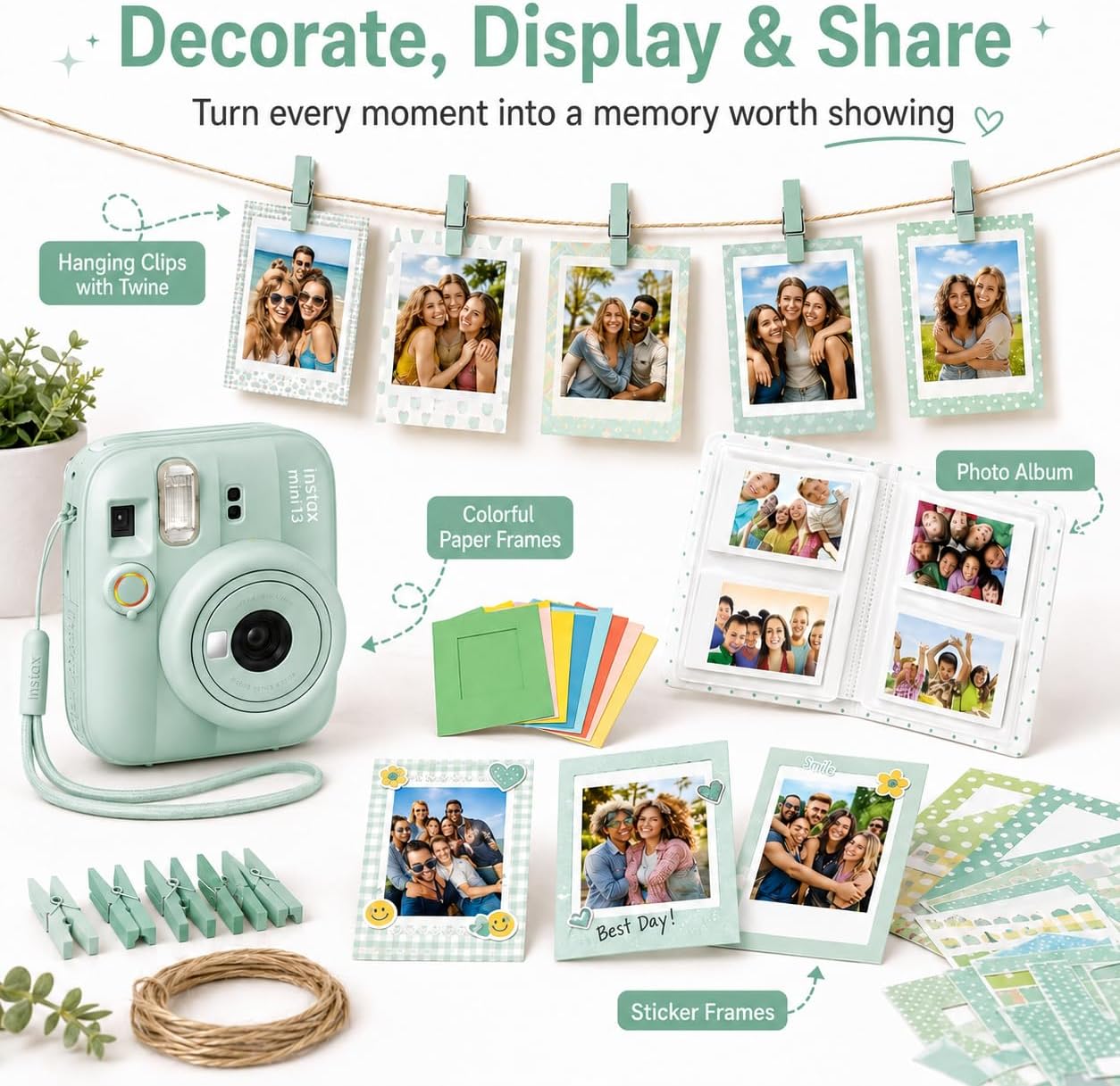 Paquete de cámara de película instantánea FUJIFILM instax Mini 13 (...