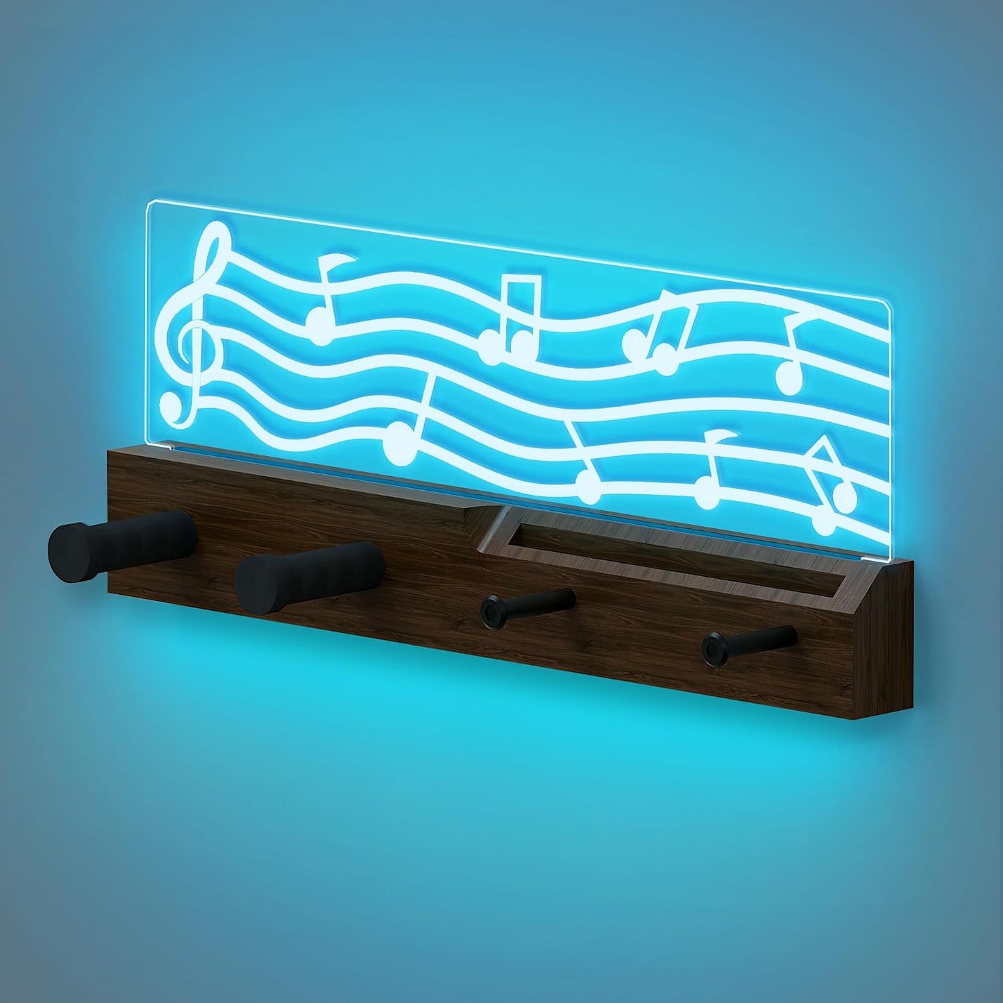 CoolGift Mart Accesorios de guitarra, soporte de pared para guitarr...