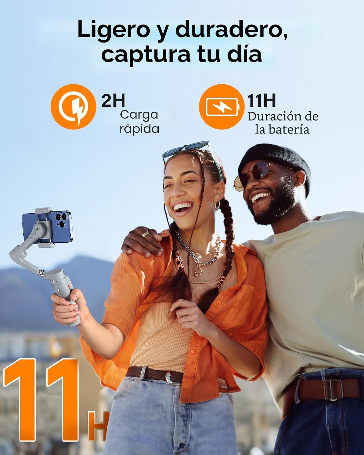 Estabilizador de cardán iSteady X3 SE de hohem para iPhone, estabil...