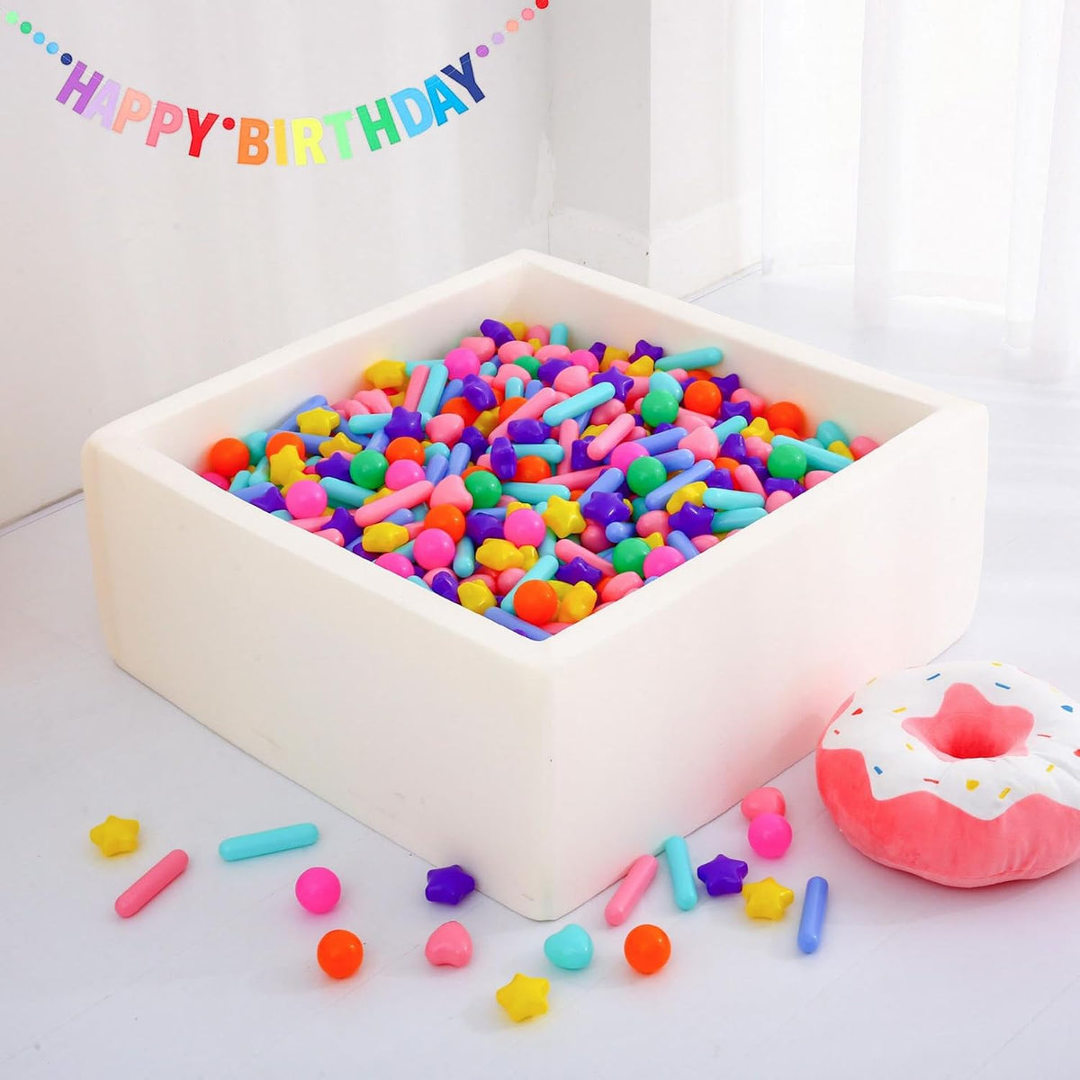 Heopeis Pelotas para Piscina de Pelotas con Formas de Estrellas, Co...