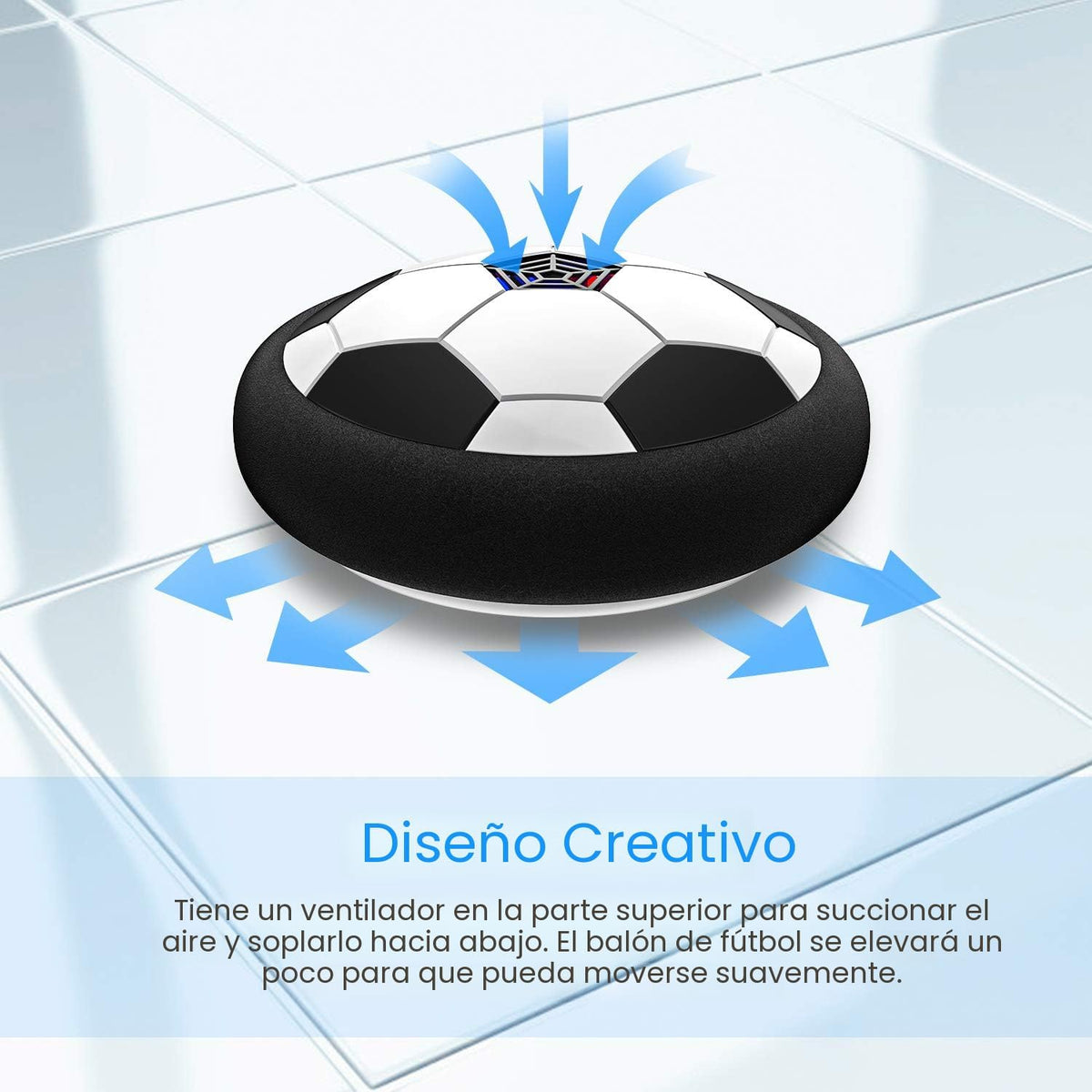 Toyk Juguetes para niños \u2013 Pelota de fútbol LED Hover \u2013 P...