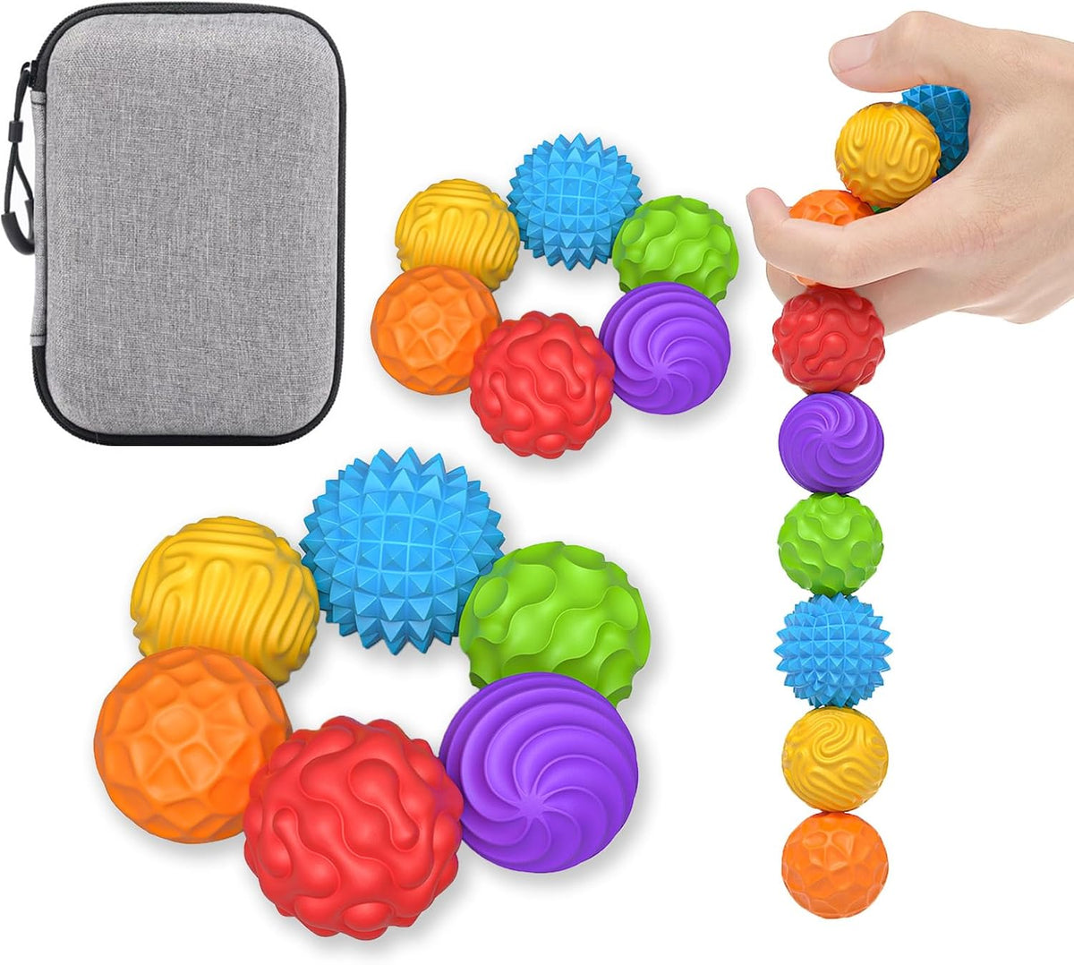 FNASKLEI Juguetes sensoriales para adultos, bolas magnéticas, paque...