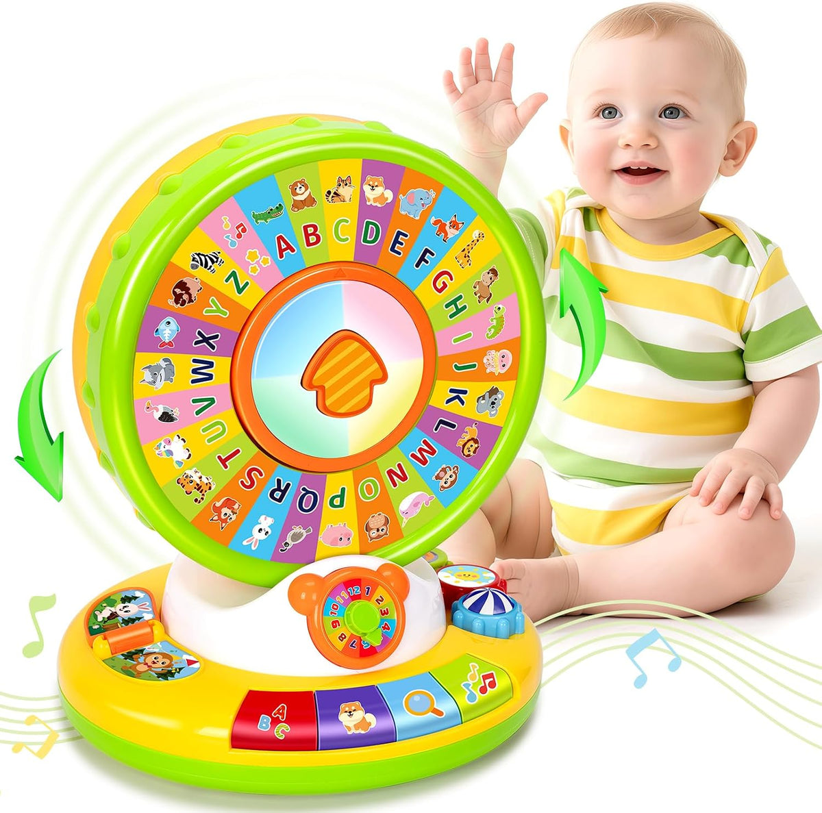 Juguetes de aprendizaje para niños de 1 a 3 años, zoológico del alf...