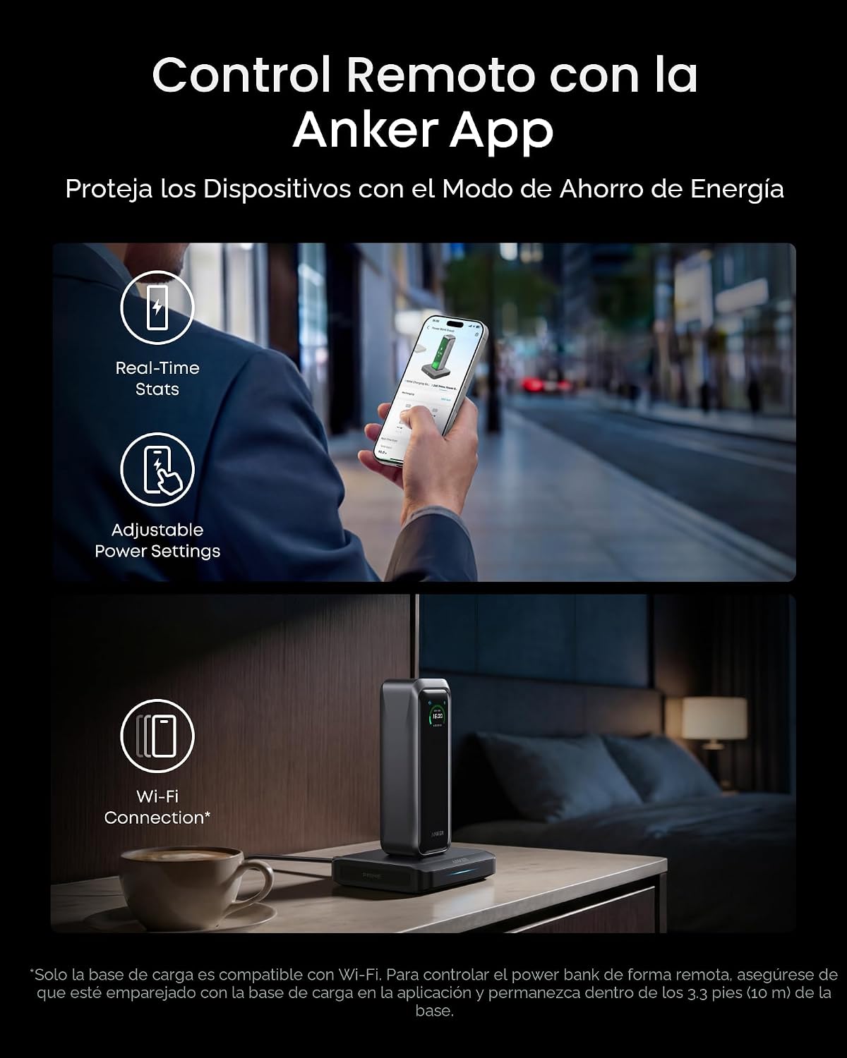 Anker Prime Power Bank y Base de Carga, Cargador Portátil de 20,100...