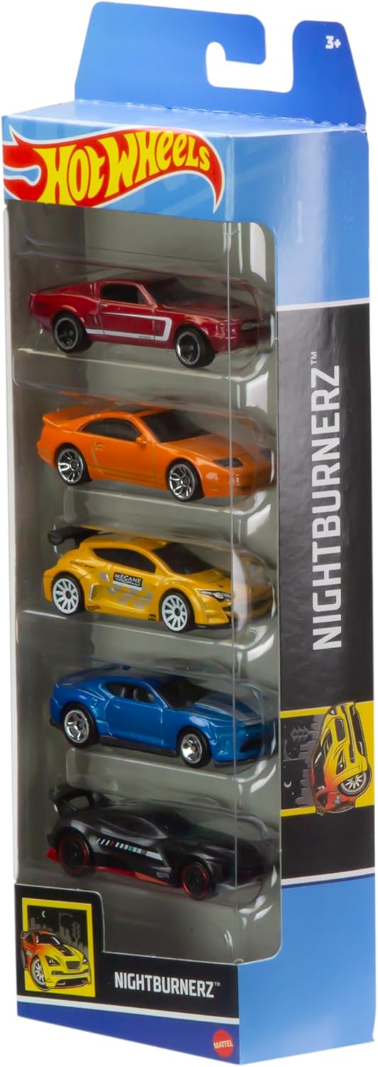 Conjunto de coches Hot Wheels, 5 unidades