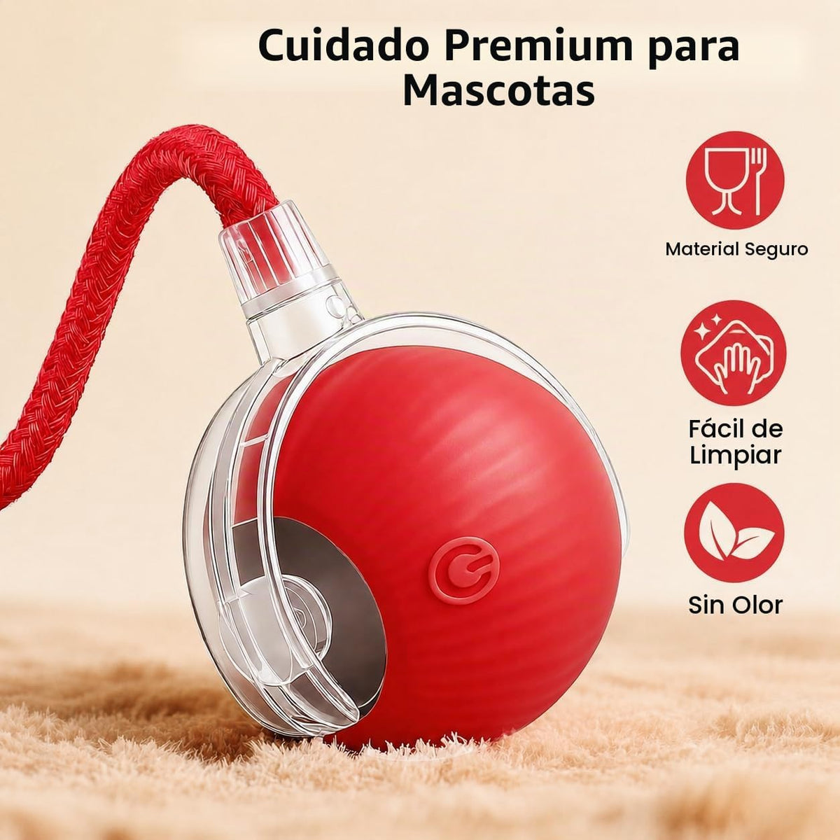 Juguete electrónico de persecución de la bola del gato del perro de...