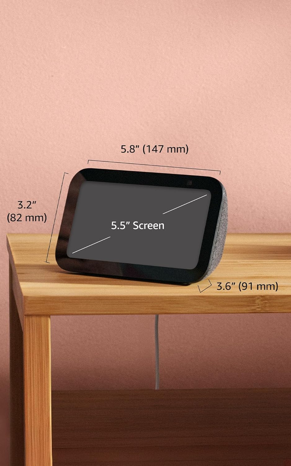 Amazon Echo Show 5 (modelo más reciente), Pantalla inteligente con...