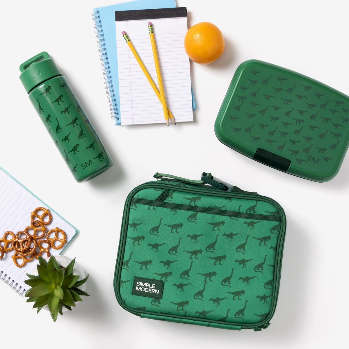 Simple Modern Summit - Botella de agua con tapa con pajilla, vaso c...