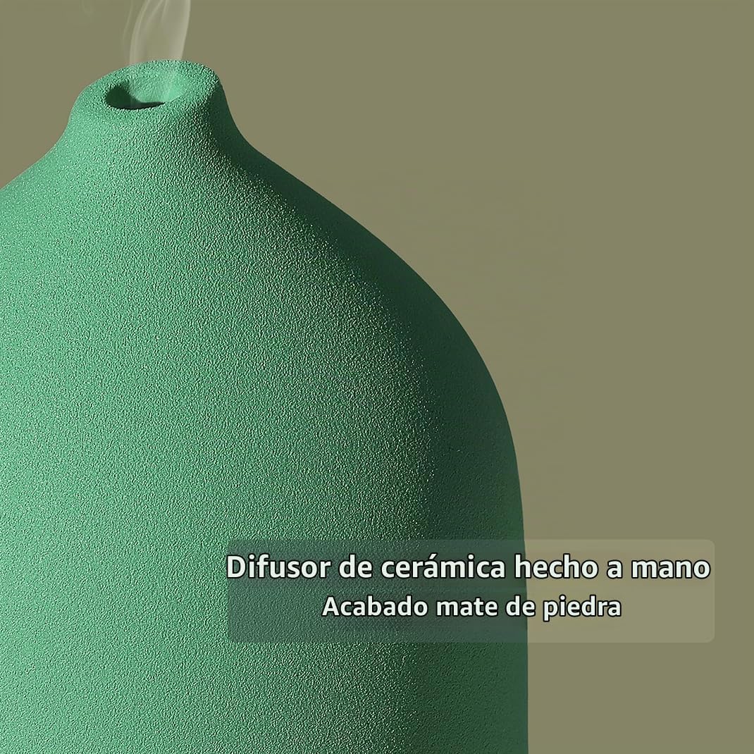 Gooamp Difusor Cerámico de 100ml, Difusor de Aromaterapia, Difusor...