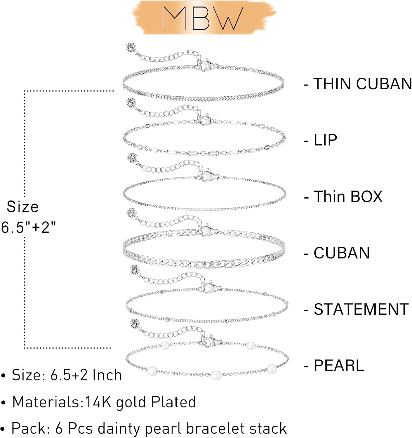 Pulseras de oro simples y delicadas para mujer, juego de pulseras d...