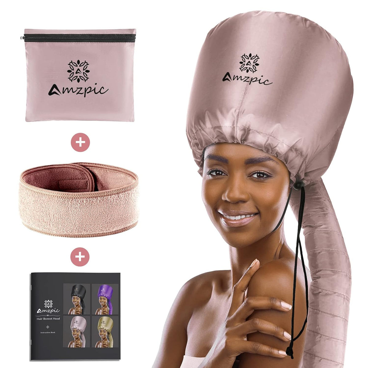 Accesorio de Capó para Secador de Cabello - Suave, Ajustable, Capó...