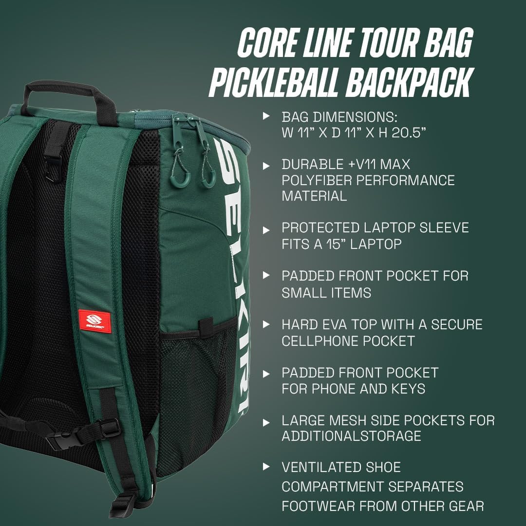 Selkirk Sport Core Line Mochila de día | Pequeña bolsa de picklebal...