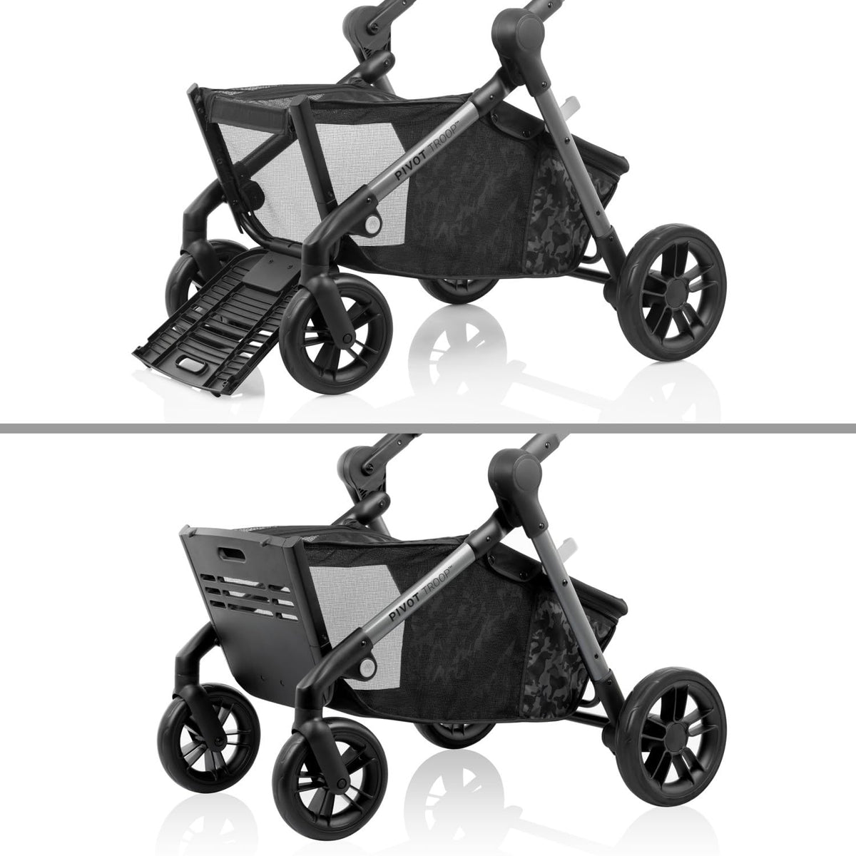 Evenflo Pivot Troop - Sistema modular de viaje para niños y mascota...