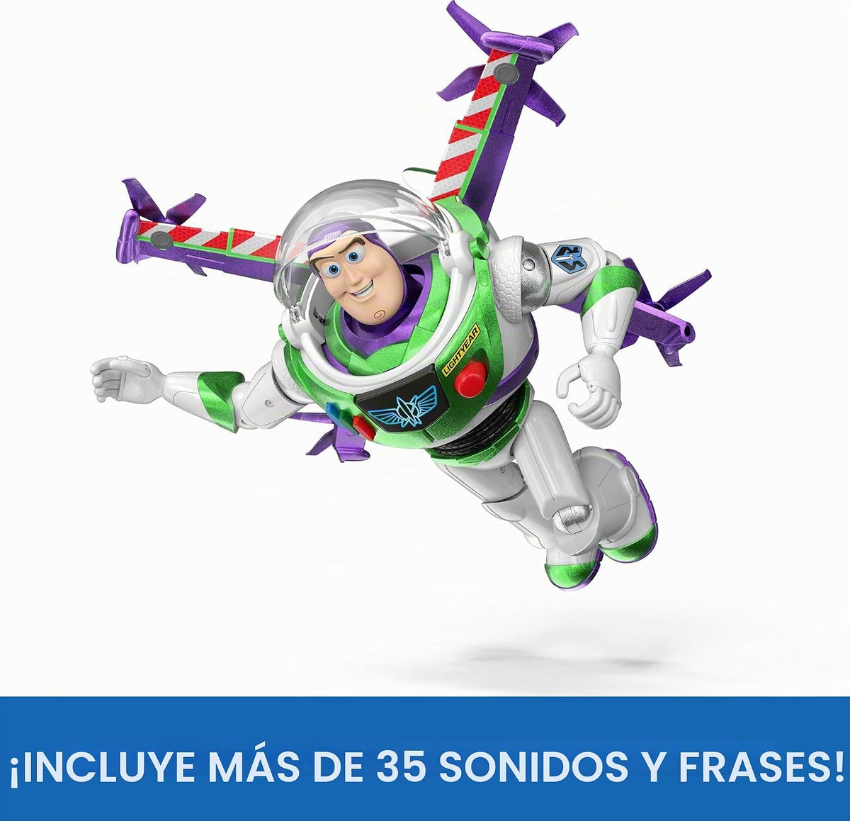 Mattel Disney y Pixar Toy Story 5 Modo de vuelo Hi-TechBuzz Lightye...