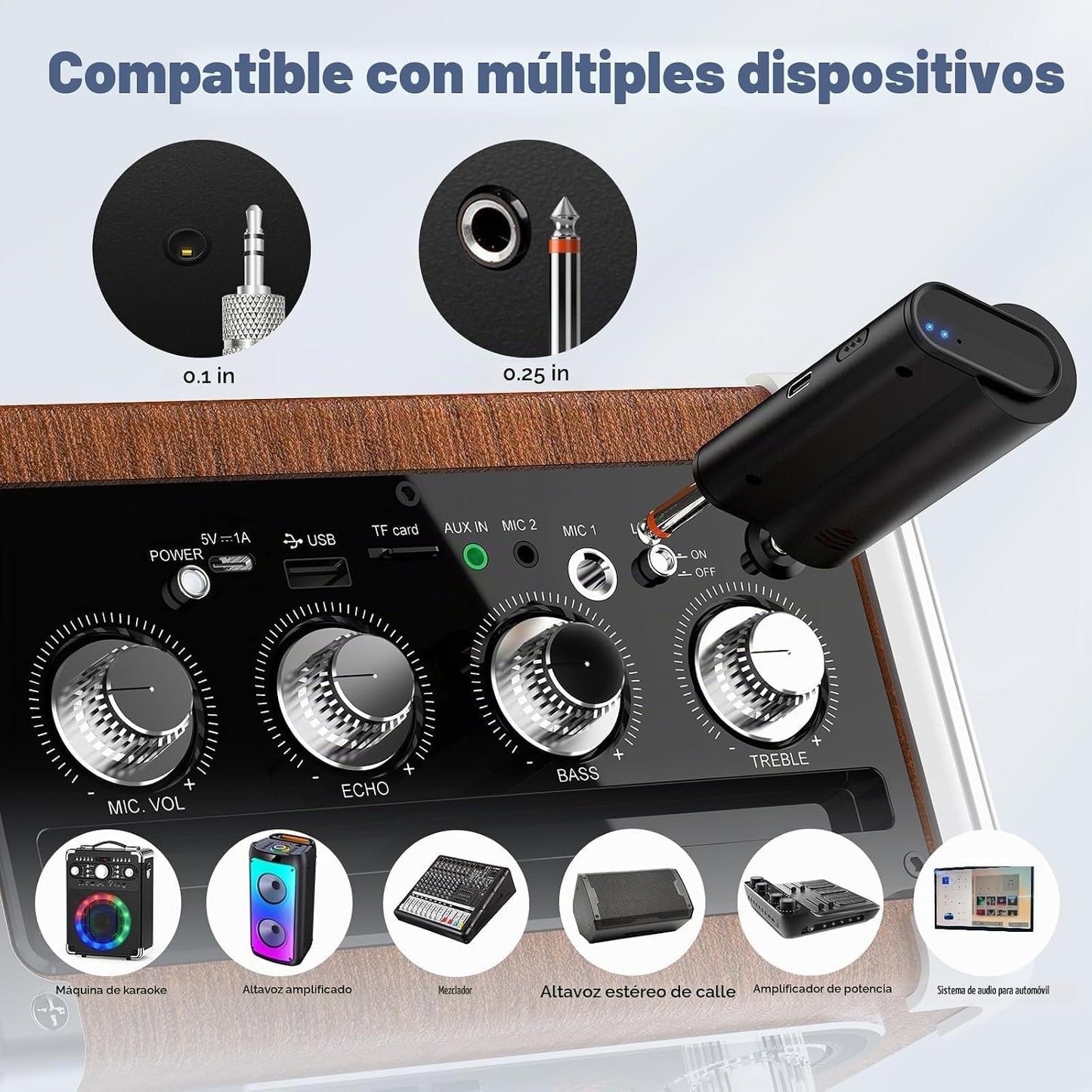 HWWR Micrófonos inalámbricos, micrófonos duales UHF profesionales p...