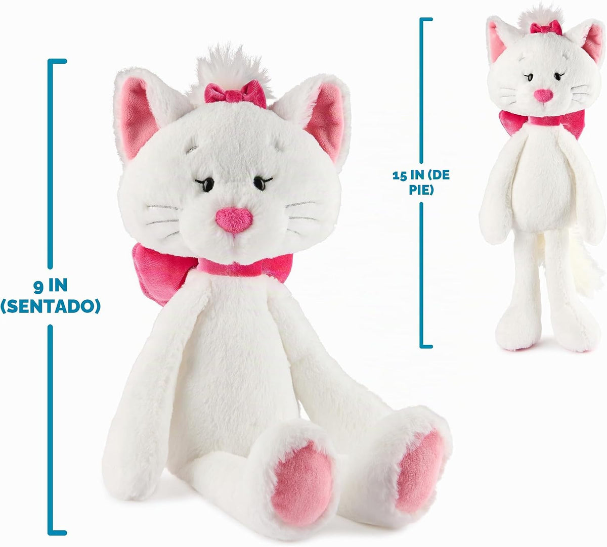 GUND Disney Oficial Peluche Marie, Muñeco de Peluche de Gato de Los...