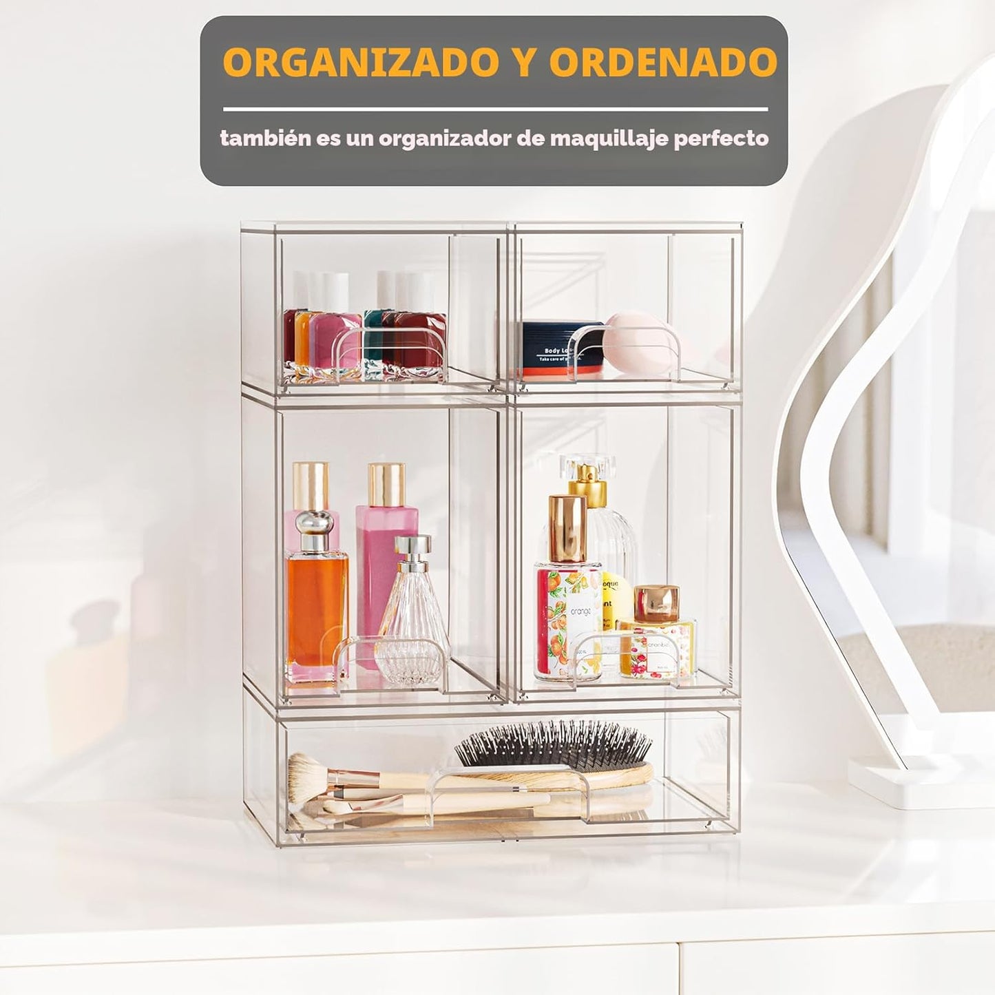 SpaceAid Organizador de almacenamiento de botellas para bebé, conte...