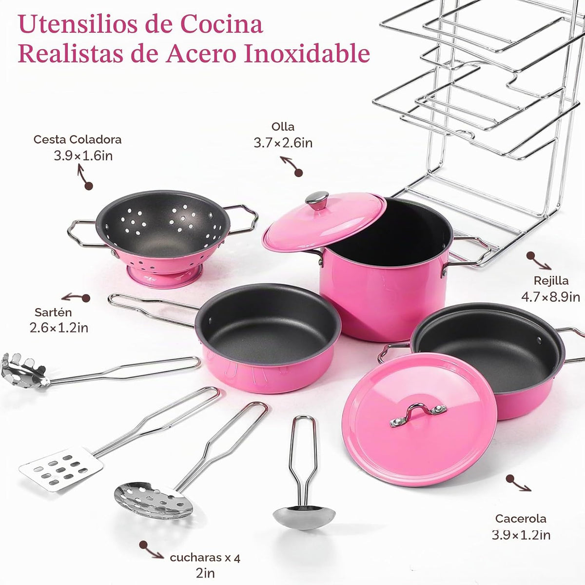 Liberry Juego de cocina para niños, juguetes de cocina para niños p...
