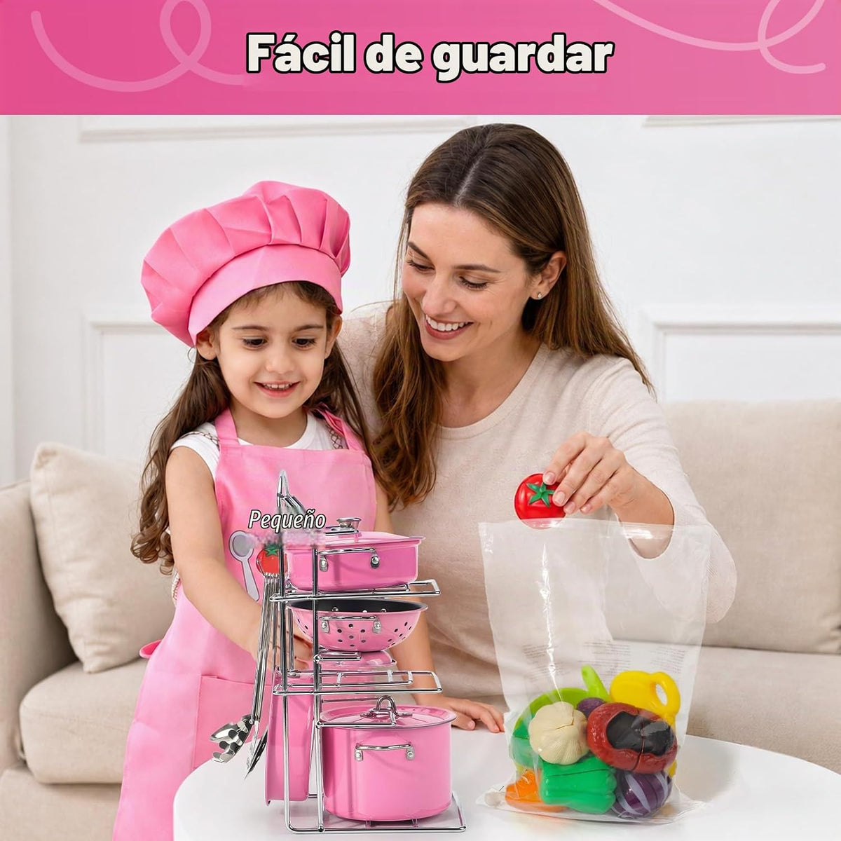 Liberry Juego de cocina para niños, juguetes de cocina para niños p...
