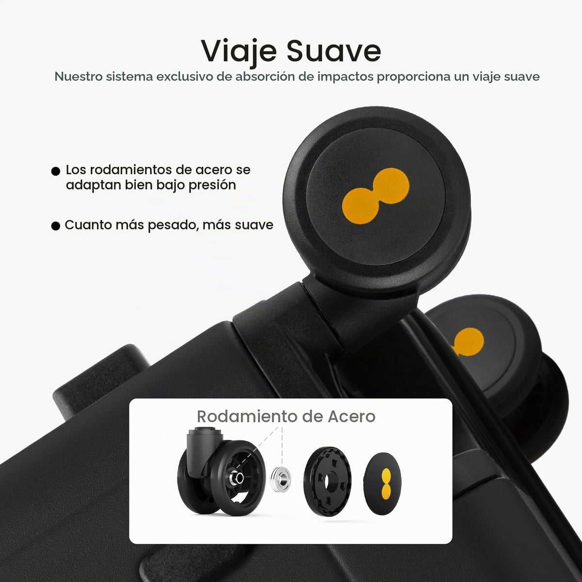 LEVEL8 Equipaje de mano Adventure Classic, Negro, 20 pulg. | Un com...