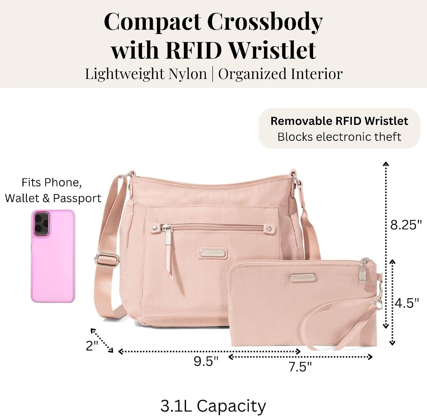 Baggallini La nueva colección clásica Uptown Bagg