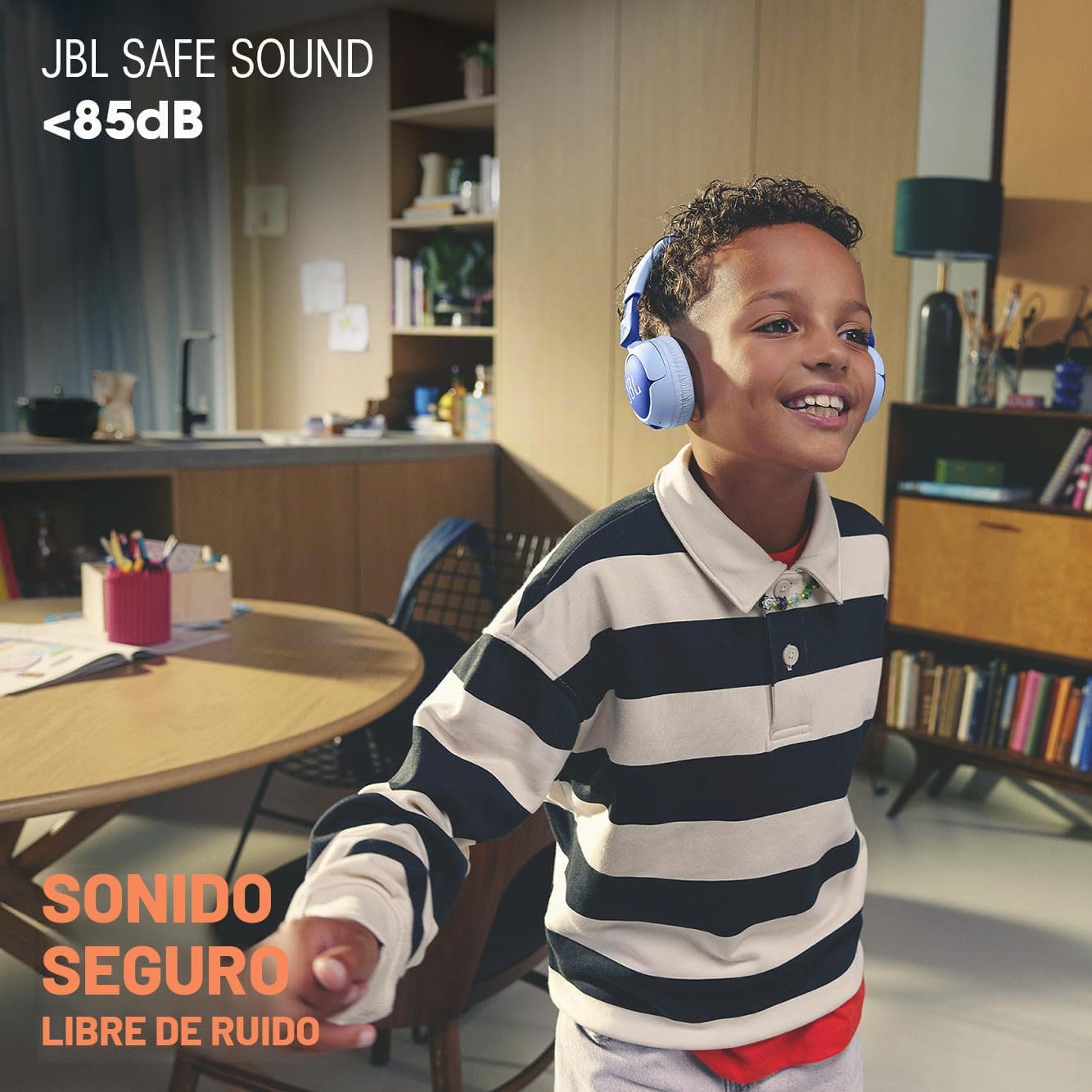 JBL Junior 320BT - Auriculares inalámbricos sobre la oreja para niñ...
