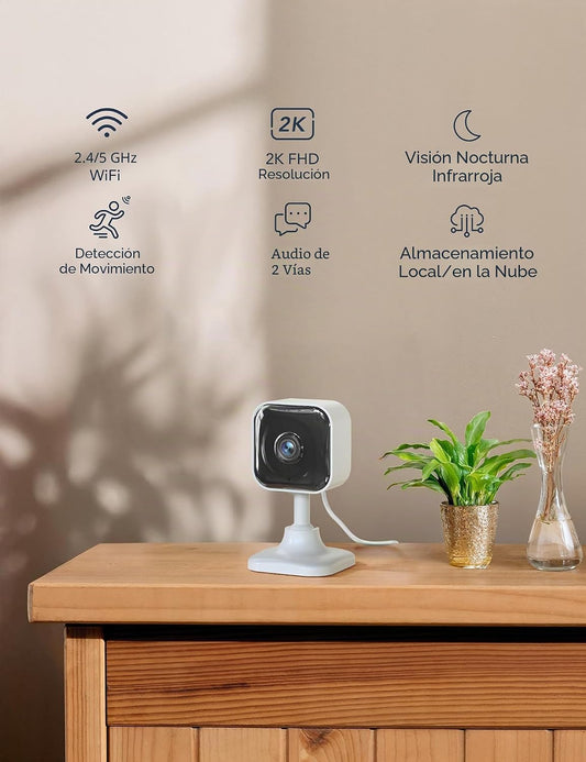 GNCC Cámaras 2K para cámaras interiores de seguridad para el hogar...