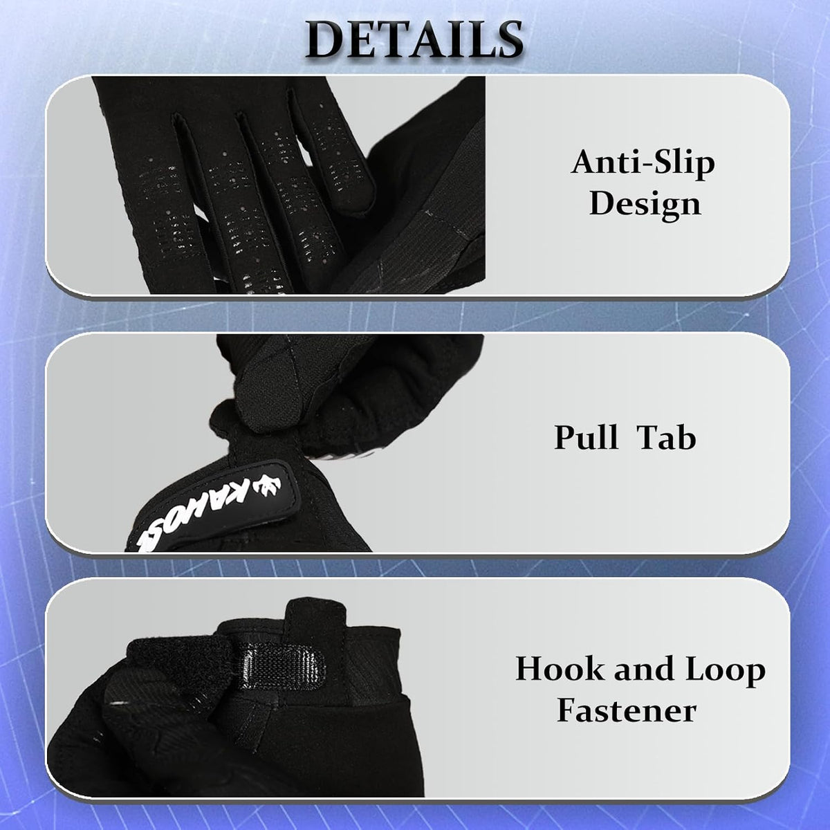 FASTGOOSE - Guantes de motocicleta unisex con pantalla táctil, para...