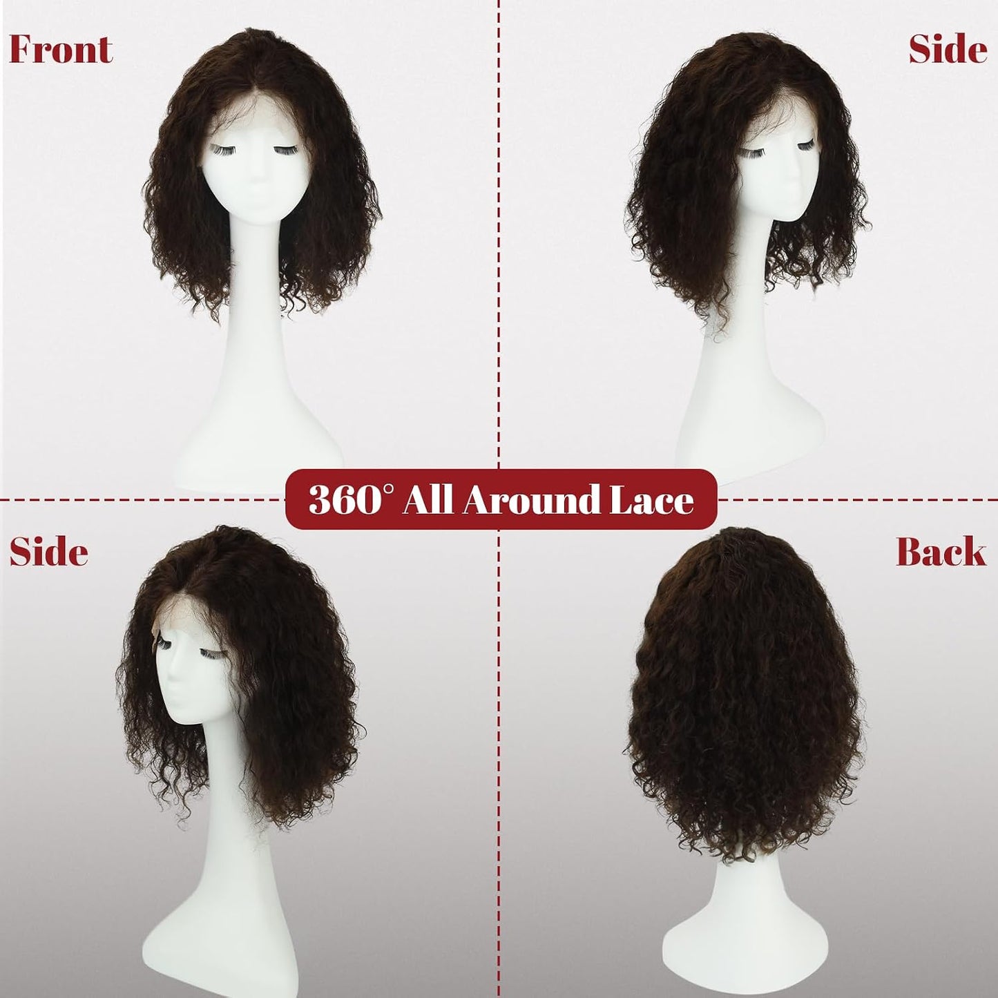 Pelucas SAFIRENY de cabello humano 13x4, pelucas con encaje frontal...